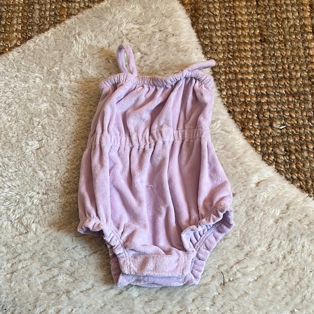 💜 baby gap terry romper